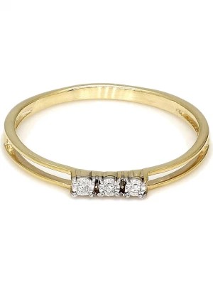 Zdjęcie produktu Vittoria Jewels Złoty pierścionek z diamentami rozmiar: 51