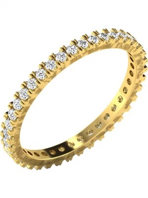 Zdjęcie produktu Vittoria Jewels Złoty pierścionek z diamentami rozmiar: 58