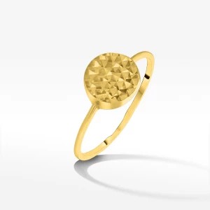 Zdjęcie produktu Złoty pierścionek z frezami