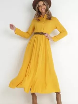 Zdjęcie produktu Żółta Sukienka Controllable