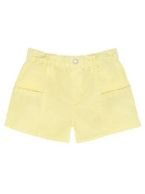 Zdjęcie produktu Żółte szorty basic bawełniane dla dziewczynki Minoti