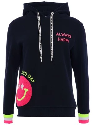 Zdjęcie produktu Zwillingsherz Bluza "Always Happy" w kolorze czarnym rozmiar: L/XL