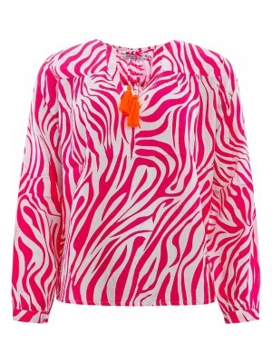 Zdjęcie produktu Zwillingsherz Bluzka "Zebra" w kolorze różowym rozmiar: L/XL