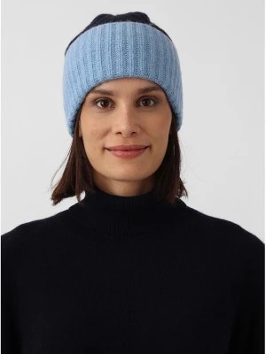 Zdjęcie produktu Zwillingsherz Kaszmirowa czapka-beanie w kolorze czarno-błękitnym rozmiar: onesize