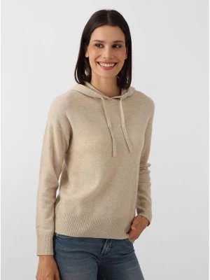 Zdjęcie produktu Zwillingsherz Kaszmirowy sweter w kolorze beżowym rozmiar: XL