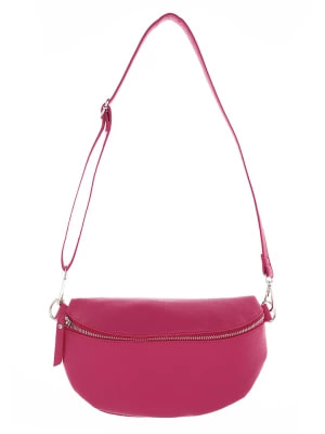 Zdjęcie produktu Zwillingsherz Skórzana torebka w kolorze różowym - 23 x 14 x 7 cm rozmiar: onesize