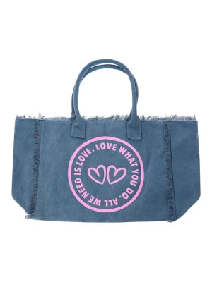 Zdjęcie produktu Zwillingsherz Shopper bag w kolorze niebieskoszarym - 62 x 46 x 36 cm rozmiar: onesize