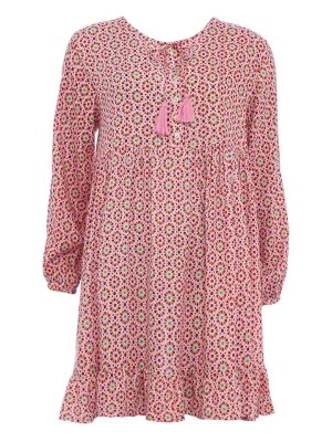 Zdjęcie produktu Zwillingsherz Sukienka "Rosalind" w kolorze jasnoróżowym ze wzorem rozmiar: S/M