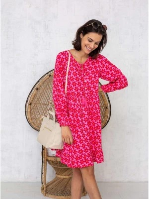 Zdjęcie produktu Zwillingsherz Sukienka "Sabrina" w kolorze różowym rozmiar: L/XL