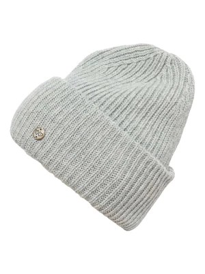 Zdjęcie produktu Zwillingsherz Wełniana czapka "Monika" w kolorze szarym rozmiar: onesize