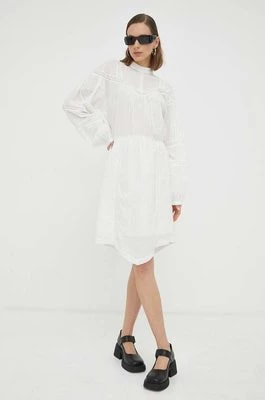 Zdjęcie produktu 2NDDAY sukienka bawełniana kolor biały mini rozkloszowana