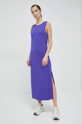 Zdjęcie produktu 4F sukienka kolor fioletowy maxi prosta