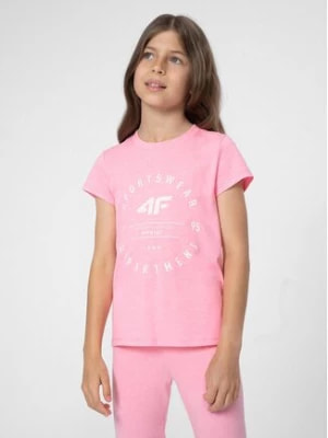 Zdjęcie produktu 4F T-Shirt 4FJSS23TTSHF280 Różowy Regular Fit
