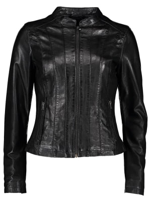 Zdjęcie produktu 7eleven Skórzana kurtka "Lana" w kolorze czarnym rozmiar: 38