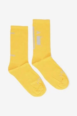 Zdjęcie produktu A-COLD-WALL* skarpetki Barcket Sock kolor żółty ACWMSK027-WHITE
