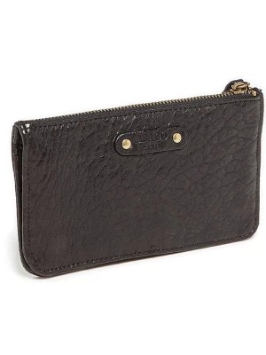 Zdjęcie produktu Abaco Skórzany portfel "Nina" w kolorze czarnym - 19 x 10,5 x 1 cm rozmiar: onesize