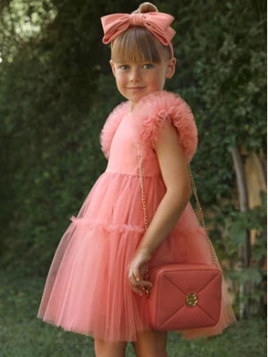 Zdjęcie produktu Abel & Lula Sukienka elegancka 5047 Różowy Regular Fit