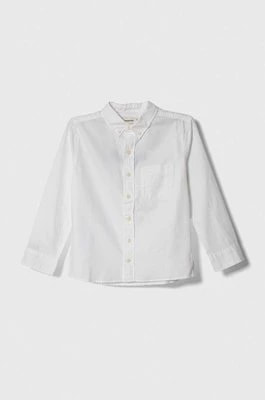 Zdjęcie produktu Abercrombie & Fitch koszula bawełniana dziecięca kolor biały