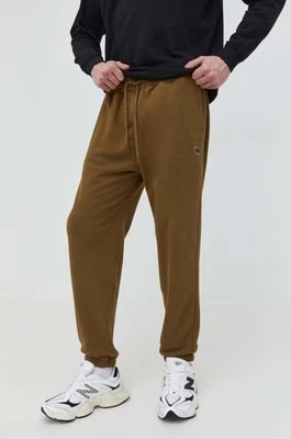 Zdjęcie produktu Abercrombie & Fitch spodnie dresowe kolor zielony gładkie