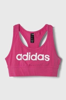 Zdjęcie produktu adidas biustonosz sportowy dziecięcy kolor różowy