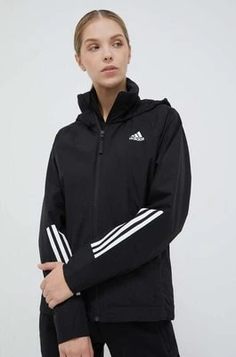 Zdjęcie produktu adidas kurtka damska kolor czarny przejściowa