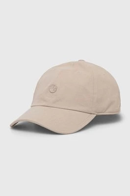 Zdjęcie produktu adidas Originals czapka z daszkiem bawełniana kolor beżowy z aplikacją IS4636