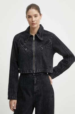 Zdjęcie produktu adidas Originals kurtka jeansowa damska kolor czarny przejściowa IT7263