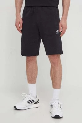 Zdjęcie produktu adidas Originals szorty bawełniane Essential kolor czarny IR6849