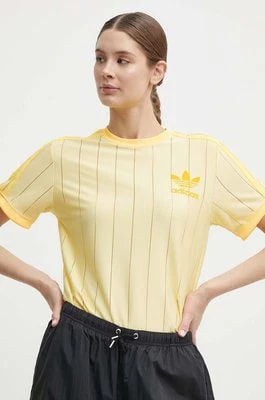 Zdjęcie produktu adidas Originals t-shirt damski kolor żółty IT9869