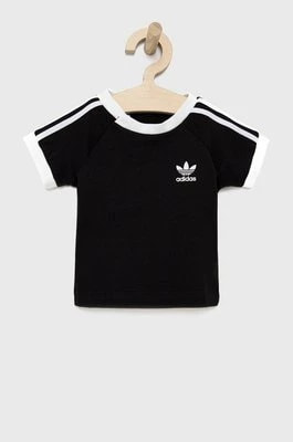 Zdjęcie produktu adidas Originals t-shirt dziecięcy H35545 kolor czarny z aplikacją