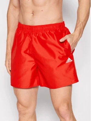 Zdjęcie produktu adidas Szorty kąpielowe Solid Swim HA0384 Czerwony Regular Fit