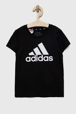 Zdjęcie produktu adidas t-shirt bawełniany dziecięcy G BL kolor czarny