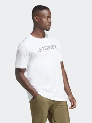 Zdjęcie produktu adidas T-Shirt Terrex Classic Logo HZ1400 Biały Regular Fit