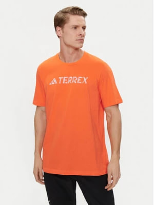 Zdjęcie produktu adidas T-Shirt Terrex Classic Logo T-Shirt HY1694 Pomarańczowy Regular Fit