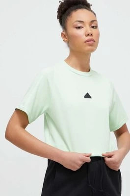 Zdjęcie produktu adidas t-shirt Z.N.E damski kolor zielony IS3921