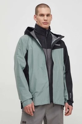Zdjęcie produktu adidas TERREX kurtka przeciwdeszczowa Multi 2.5 L RAIN.RDY męska kolor zielony IN4770