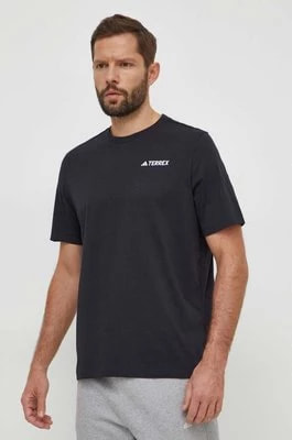 Zdjęcie produktu adidas TERREX t-shirt Graphic MTN 2.0 męski kolor czarny z nadrukiem II6060