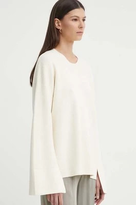 Zdjęcie produktu AERON sweter wełniany PRIAM damski kolor beżowy AW24RSPU246486
