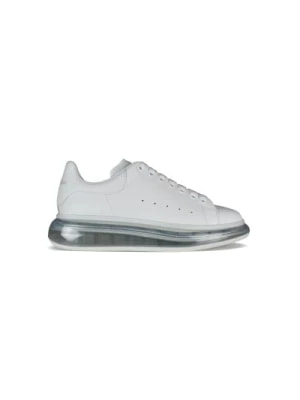 Zdjęcie produktu Alexander McQueen, Białe skórzane buty Oversize White, female,