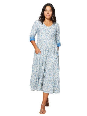 Zdjęcie produktu Aller Simplement Sukienka w kolorze biało-niebieskim rozmiar: 42