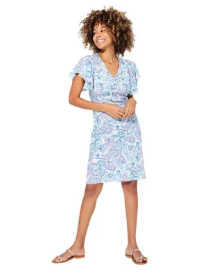 Zdjęcie produktu Aller Simplement Sukienka w kolorze błękitno-biało-lawendowym rozmiar: 34/36