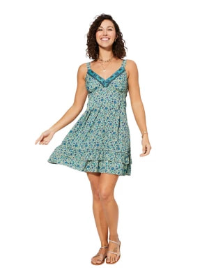 Zdjęcie produktu Aller Simplement Sukienka w kolorze błękitno-kremowym rozmiar: 34/36
