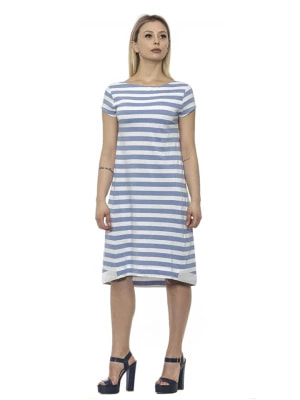 Zdjęcie produktu Alpha Studio Sukienka w kolorze biało-niebieskim rozmiar: 36