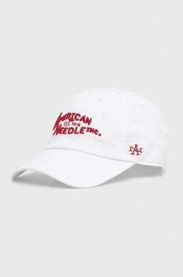 Zdjęcie produktu American Needle czapka z daszkiem bawełniana Ballpark kolor biały z aplikacją