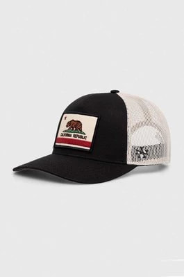 Zdjęcie produktu American Needle czapka z daszkiem California kolor czarny z aplikacją