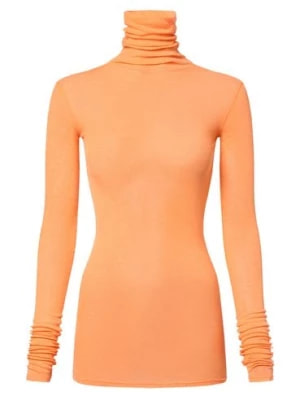 Zdjęcie produktu american vintage Damska koszulka z długim rękawem Kobiety Bawełna pomarańczowy jednolity,