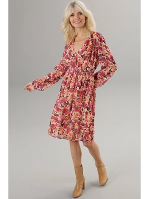 Zdjęcie produktu Aniston Sukienka w kolorze różowo-brzoskwiniowym rozmiar: 48