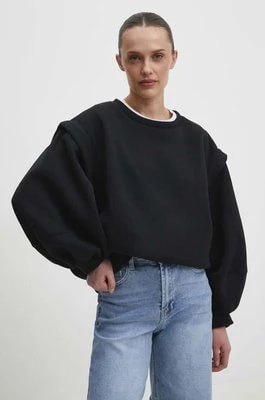 Zdjęcie produktu Answear Lab bluza bawełniana damska kolor czarny gładka