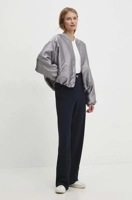 Zdjęcie produktu Answear Lab kurtka bomber damski kolor srebrny przejściowa