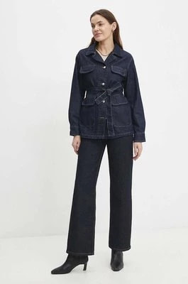 Zdjęcie produktu Answear Lab kurtka jeansowa damska kolor granatowy przejściowa